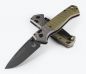 Preview: Benchmade Klappmesser schwarze Klinge, brauner Griff